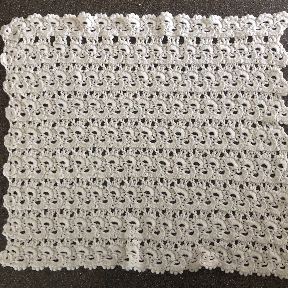 A really pretty handmade blanket/ throw